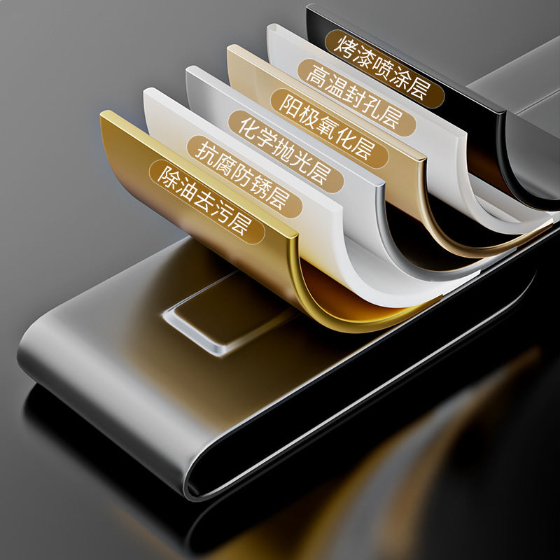 New non-punching kitchen knife holder household wall-mounted hook multi-functional chopsticks knife storage rack gray