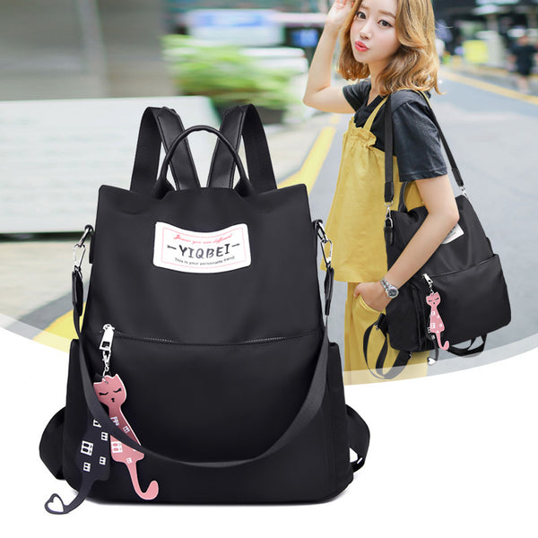 Oxford cloth anti-theft backpack 2024 new Korean version versatile large-capacity backpack fashion leisure travel backpack