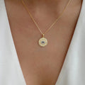 Wholesale solitaire necklace - european & american cross-border high-end jewelry - women's fashion gold-plated devil's eye punk style choker