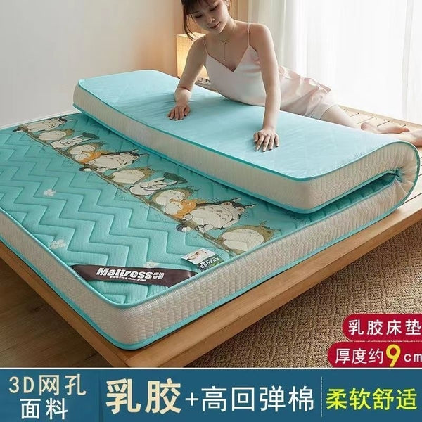 Latex mattress thickened mattress extra thick sponge cushion home rental hotel mattress student dormitory mattress bed