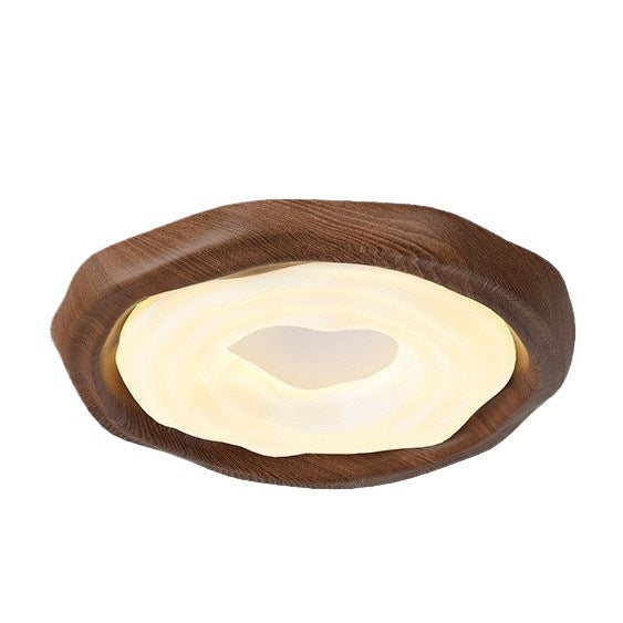 Walnut cookie bedroom light medieval cream wind ceiling light Internet celebrity children's room full spectrum led lamps