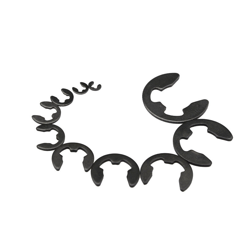 E-type open spring 120pcs boxed metal spring gasket 304 stainless steel shaft retaining ring meson