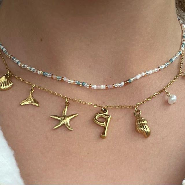 Amazon's new bohemian beach necklace: trendy summer beach shell and starfish pendant necklace
