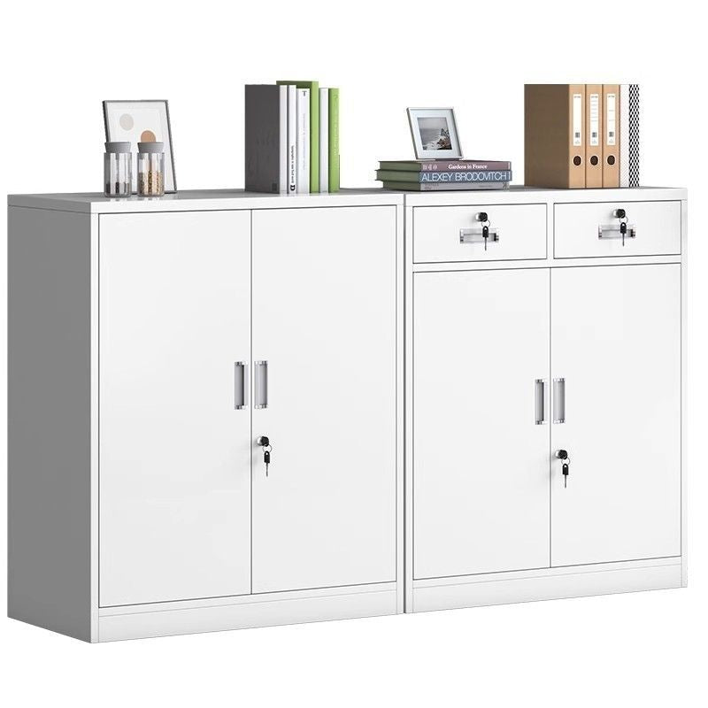 Office filing cabinet, metal cabinet, low cabinet, financial information file cabinet, floor-standing lockable storage cabinet, computer desk side cabinet