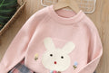Girls' crew neck sweater  autumn new collection - little girl's cartoon two-piece set, girls' jk uniform set