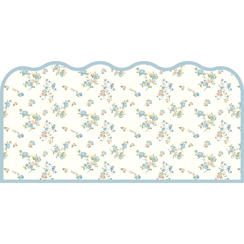 Special-shaped ice silk woven sofa cushion Korean floral fresh and non-slip summer cool irregular sofa mat cushion