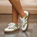 Export color matching retro sneakers outwear autumnew arrival round toe low-top sneakers plus sizecasual german training shoes