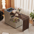 Movable coffee table next to casual side cabinet accessible luxury living room italian normcorenew arrival sofa smart side table trolley
