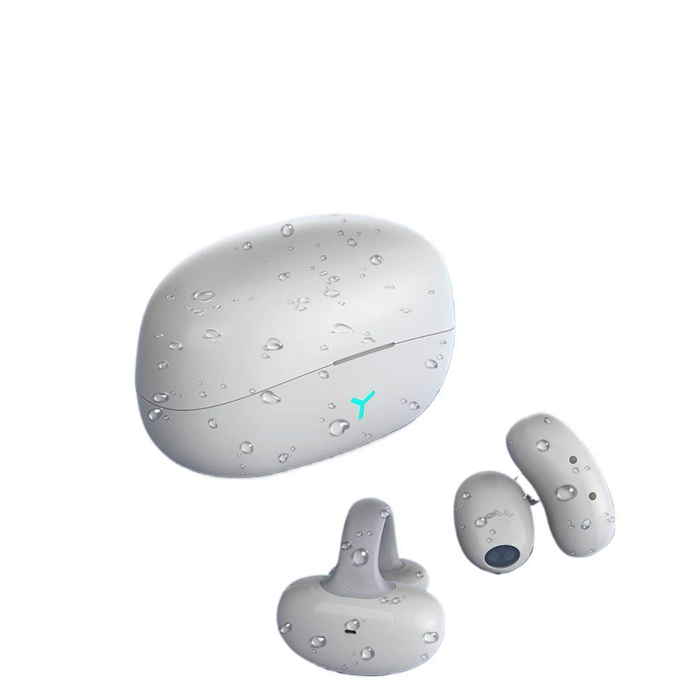 New clip-on wireless bluetooth earbuds: sports noise-canceling, high-fidelity audio, in-ear fit, long-lasting battery life for running