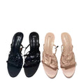 Za new 2024 round toe slingback high heel sandals - silk satin texture, bow accent, stiletto heel, open toe fashion heels