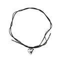 Personalized love rope chain wholesale european and american cross-border foreign trade new jewelry women's versatile pendant simple niche alloy necklace