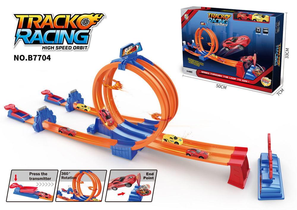 new arrival pull-back sports car puzzle assemble building blocks racing track diy track car kids toys amazon