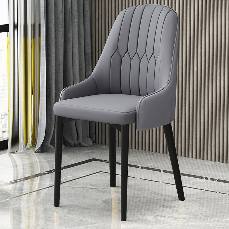 Nordic dining chair - modern minimalist design for home, premium quality, light luxury backrest, casual dining chair, restaurant & cafe seating