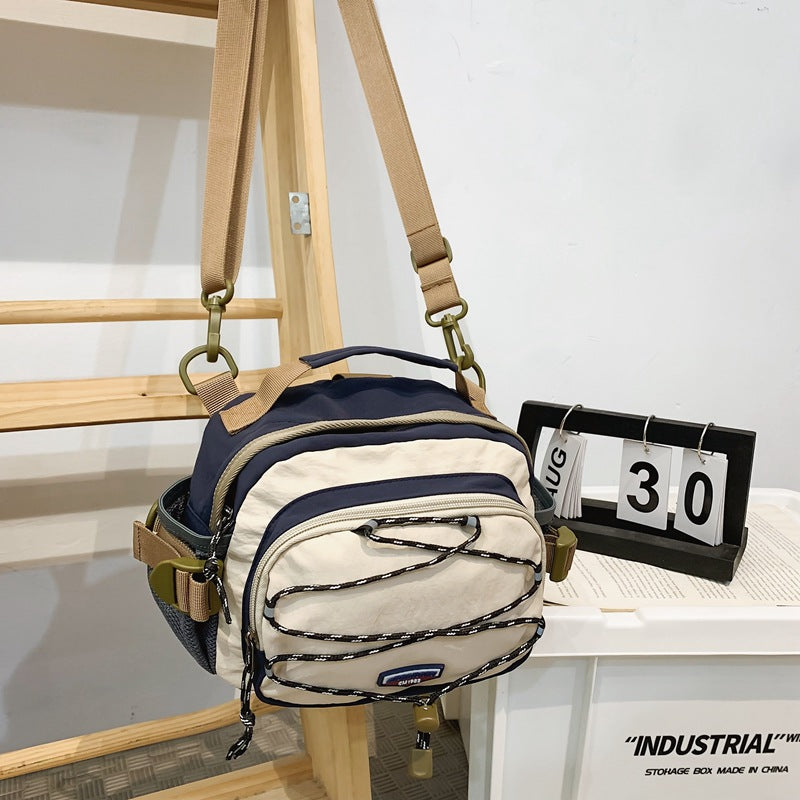 Foreign trade niche casual backpack women's fashion outdoor sports messenger bag Korean version mini lightweight travel backpack