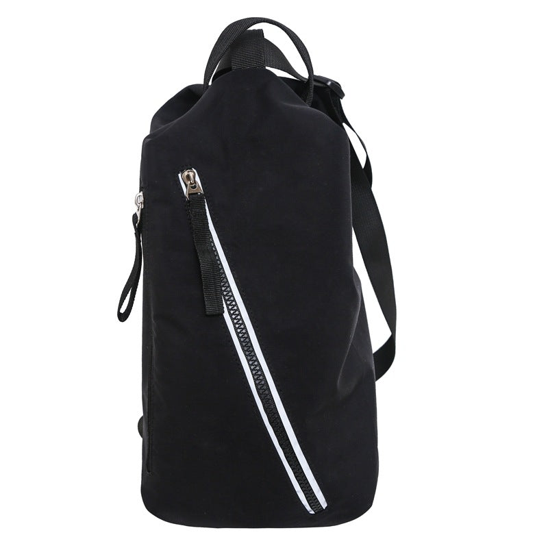 New large-capacity sports portable yoga fitness bag multi-functional shoulder messenger bag fashionable versatile pillow bag
