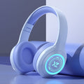 Glowing headset bluetooth gaming headphones - deep bass, sports wireless, universal for android phones
