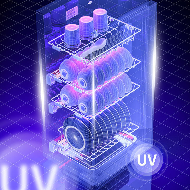 Wholesale uv sterilizer for bowls and chopsticks - compact countertop/free-standing kitchen utensil sanitizer