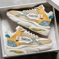 Popular men's shoes 2025 spring high-top basketball sneakers men's youth trendy brand running dad shoes to increase height