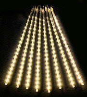 LED meteor shower light string Outdoor waterproof solar light Street lighting project Garden hanging tree decorative light