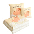 Cartoon pillow quilt dual-purpose pillow lunch break cushion dormitory office cushion single brushed air-conditioning pillow quilt