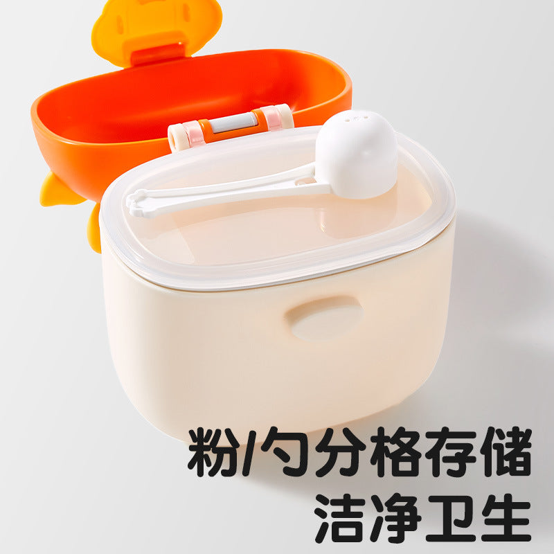 Baby milk powder box Portable out Large capacity baby rice noodle box Milk powder sub-packaging box Sealed storage tank Moisture-proof