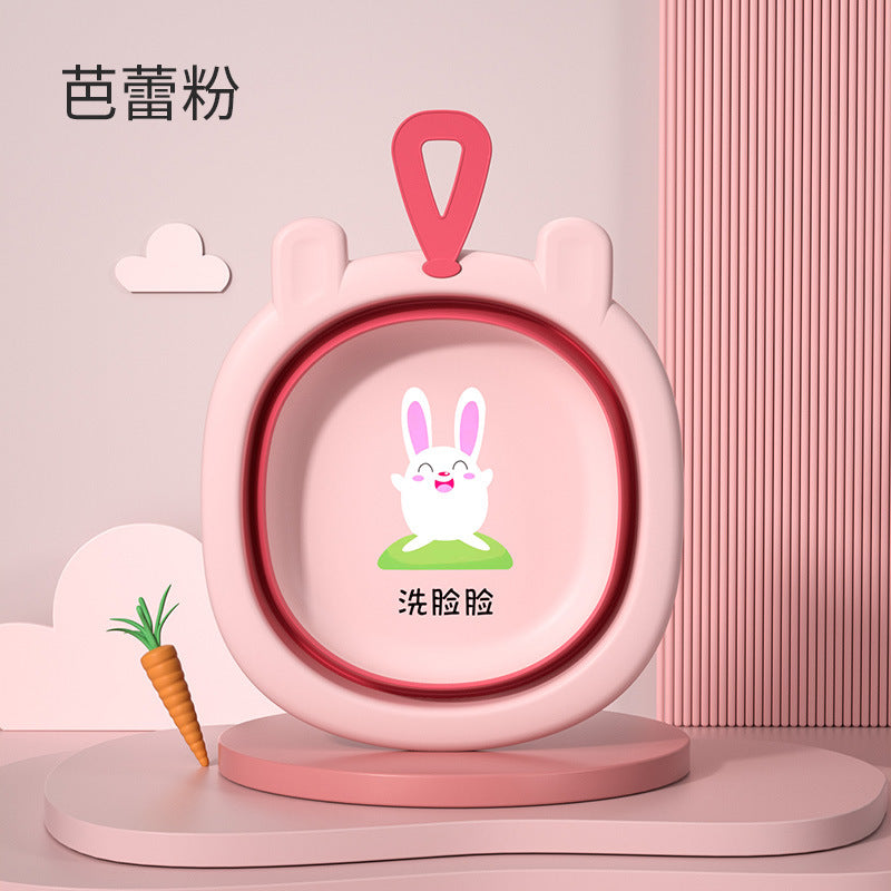 Baby wash basin - newborn & infant specially designed for washing face, bottom, and feet - collapsible