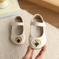 Vancahao soft bottom girl shoes flower baby toddler shoes spring & fallnew arrival leather shoes kidsembroider princess shoes