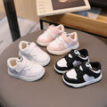Kids' athletic shoes - boys' and girls' sneakers -  spring/autumn korean style panda white boys' baby shoes - single shoes - first walking shoes