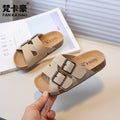 Birkenstock boys' cork sandals - new summer collection: open-toe kids' shoes, indoor/outdoor sandals, big & tall children's flip-flops