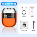 New zinc alloy electric shaver with digital display and magnetic blade head - men's razor, travel-friendly beard trimmer