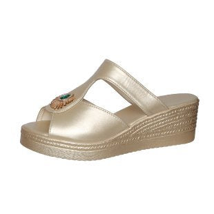 summer new arrival: plus-size wedge heel slippers for women (sizes 35-43). wholesale available. dropshipping to  and