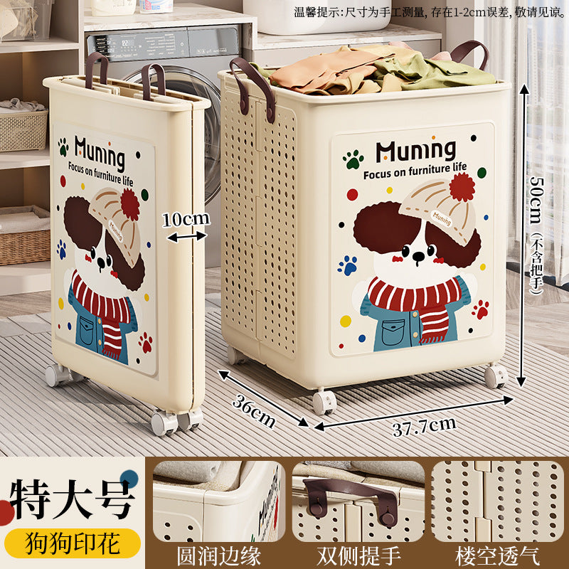 Dirty clothes basket for homefoldable dirty clothes storage basket bathroom clothes storage basket large capacity clothing handy gadget