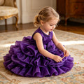 European and american style cross-border girls' dresses - baby girl birthday & first birthday cake dress - beaded tutu princess dress