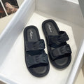 Women's slippers - fairy style, new summer 2024 collection, fashionable, elegant, versatile, flat, one-strap, beach sandals