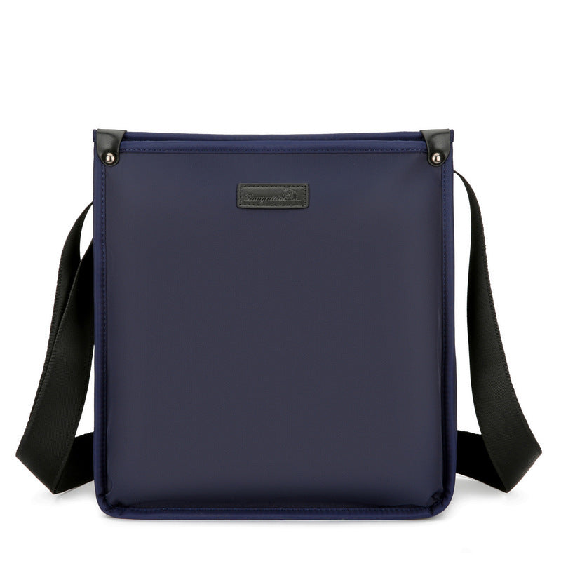 New men's fashion trend casual waterproof bag large capacity high value business trip shoulder bag messenger bag