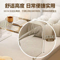 Acrylic coffee table, transparent suspended light luxury, high-end, popular side table, cream style, master bedroom balcony, bay window, small table