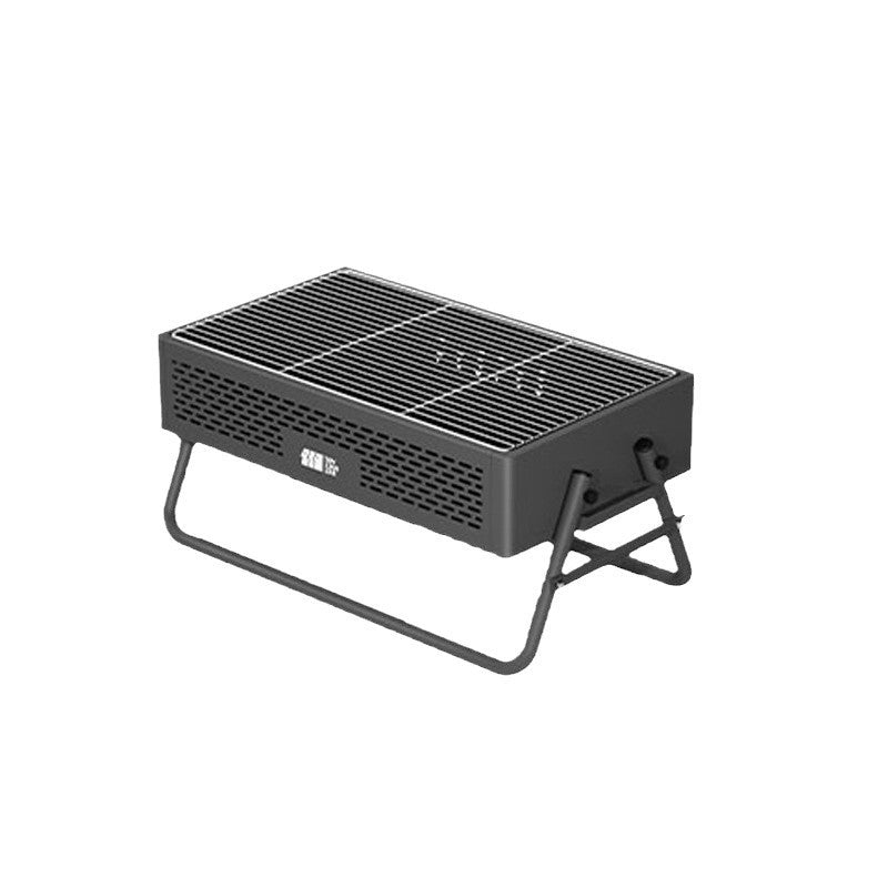 Outdoor bbq grill, detachable multifunctional rotisserie, foldable rack, home-use fire pit for tea brewing, charcoal grill
