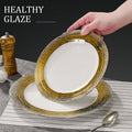 Nordicinsaccessible luxury thread plate stylish restaurant steak plate creative western food pasta plate ceramic dessert plate