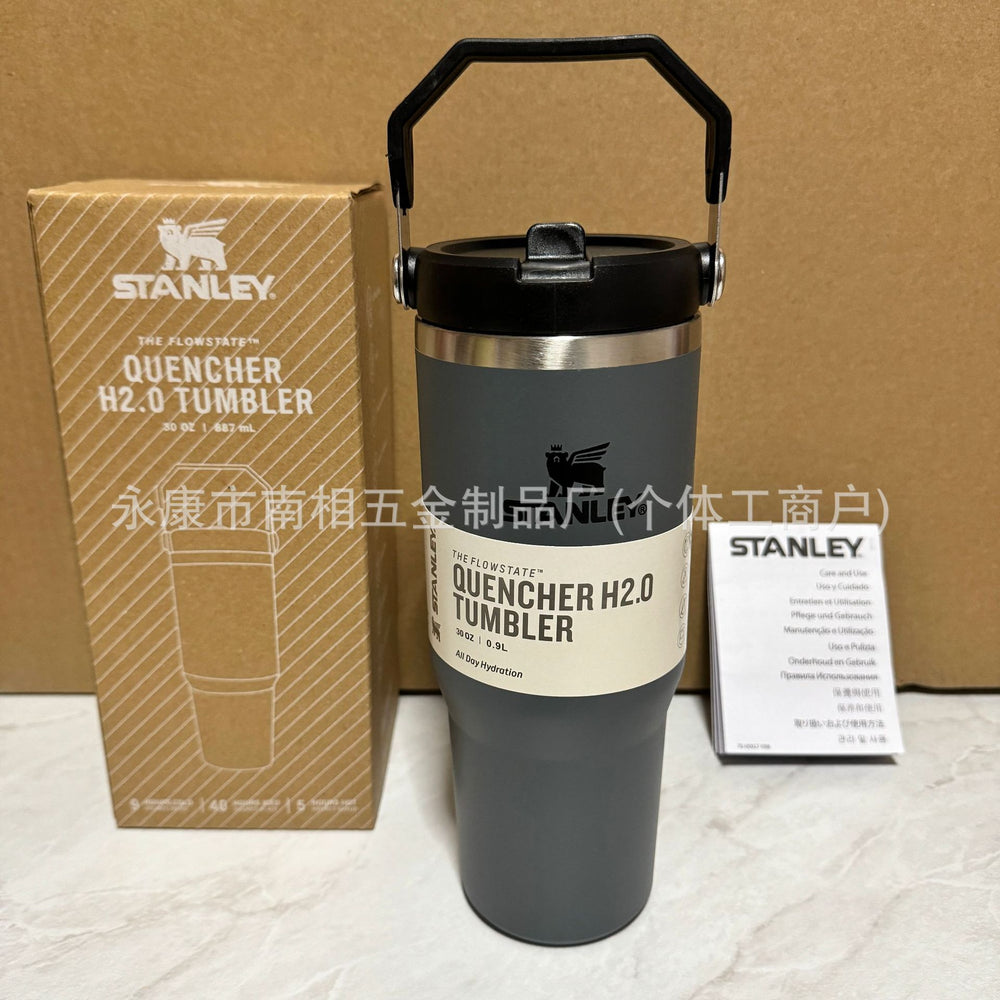Best selling portable model stanley 2nd generation 30oz stainless steel thermal insulation and ice home car cup large capacity portable cup