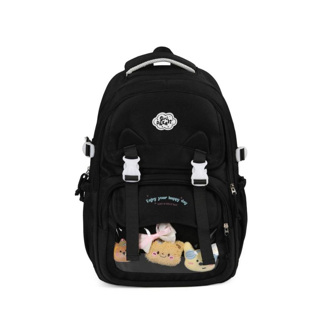 New cute backpack female cartoon large capacity 3-9 grades primary school schoolbag animation sweet girl backpack