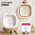 Option b square morandi - cream brown + misty blue [face wash + foot wash] + hook