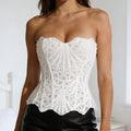 Xiyin corset european and american mesh breathable palace corset shaping slimming look abdominal support chest corset for women