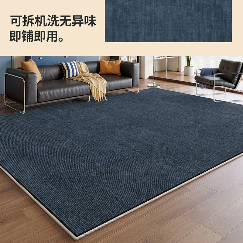 Removable and washable carpet living room bauhaus blue coffee table sound insulation dopamine medieval detachable double layer carpet bedroom