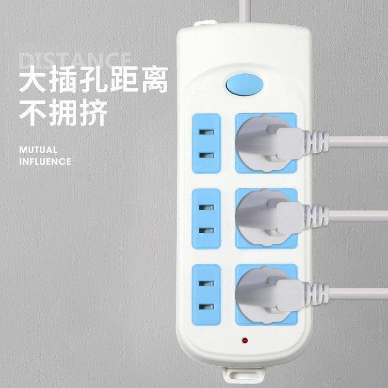 Plug household porous power strip multi-plug wholesale new national standard plug-in board socket dormitory with wire multi-function plug-in board