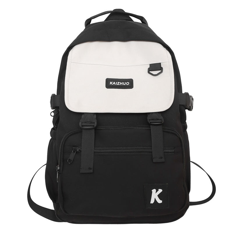 New large-capacity sturdy and durable backpack, schoolbag, high school student fashion trend backpack, computer bag