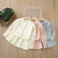 Girls' sweater set:  autumn new collection - sweet two-piece outfit with skirt for little girls
