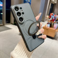 Anti-slip skin-feel magnetic stand case for samsung s26 ultra, drop-proof s25/a57 cross-border protective cover
