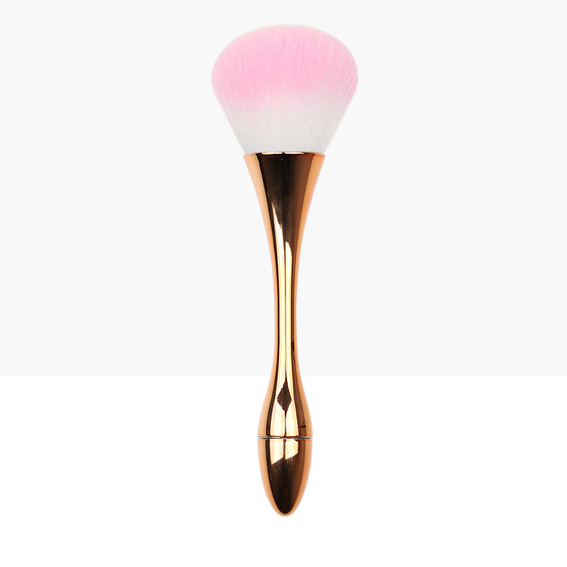 Portable mini makeup brush set - includes foundation, powder, blush, and eyeshadow brushes - all-in-one makeup brush organizer
