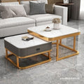 Rock slab coffee table living room for homenew arrivalaccessible luxury marble table foldablenormcore coffee table small apartment