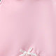 Girls' sleeveless dress with round neck and bow detail (toddler/kids)